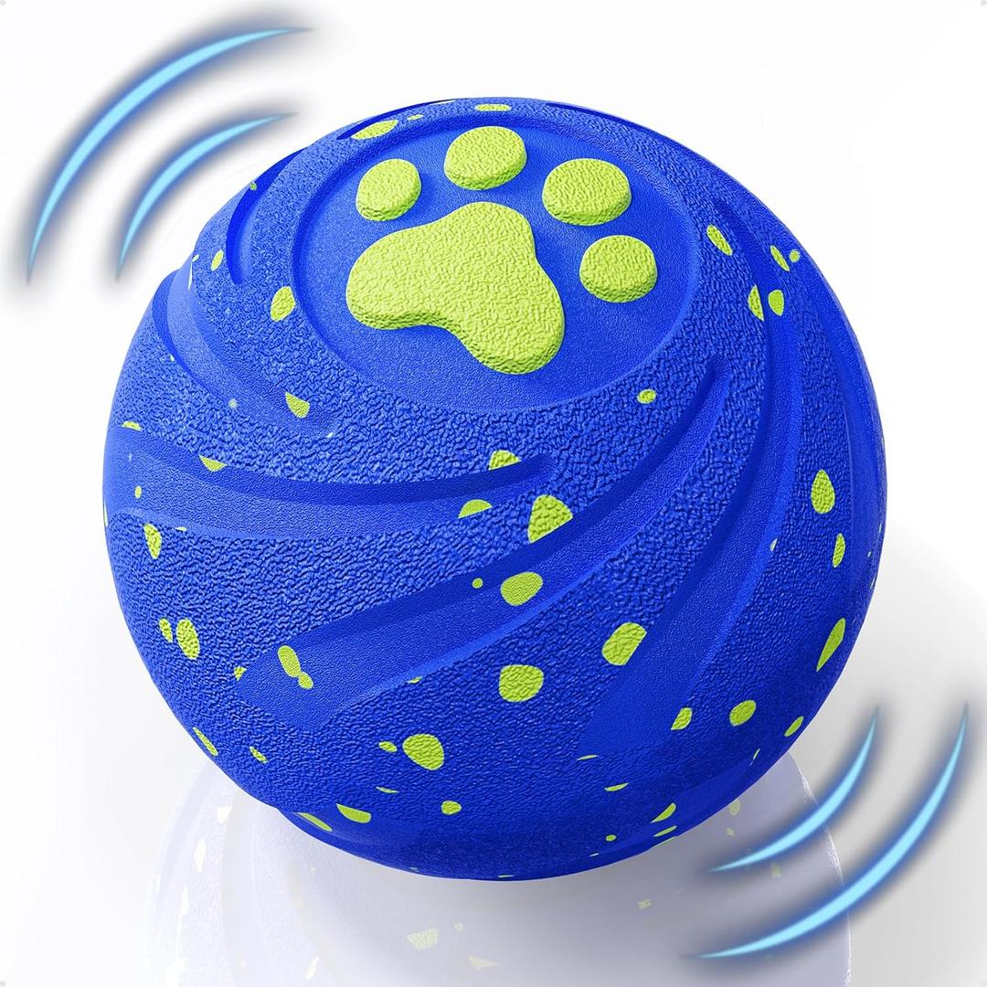 Interactive Dog Toys Balls Moving - Smart Automatic Bouncing Interactive Dog Ball, Durable Pet-Safe E-TPU Material, IPX7 Waterproof, Anti Boredom Dog Toys to Keep Them Busy for Large and Small Dogs