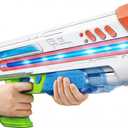 ZIFFY Electric Water Gun with LED, Automatic High-Power Squirt Guns for Adults Kids,Long Range, Auto Water Blaster, Summer Outdoor Swimming Pool, Backyard, Beach Water Game Fighting Play Pool Toys