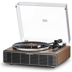  XJ-HOME Vinyl Record Player with Speakers