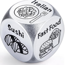 2 Year Anniversary Wedding Gift for Him Her 2PCS Food Dice Adult Men Easter Gifts to My Husband Gifts Movie Night Supplies for Wife Gag Gift for Adults Funny Date Night Dices Wedding Registry Ideas