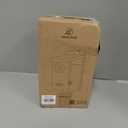 Kingsyard Recycled Plastic Bird House for Outdoor - Durable Nesting Box with Clear View Panel & Predator Guard for Bluebird Wren Swallow Finch, Blue & Brown