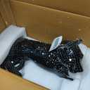 Signature Design by Ashley Drice Contemporary Panther Mosaic Glass & Paper Composite Sculpture, Black