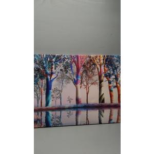 Large Canvas Wall Art Pastel Forests Landscape Canvas Serene Lake Modern Home Decor Colorful Canvas Paintings Wall Painting Rustic Home Decor Wall Decor for Living Room Office Ready to Hang 2'x4' Large Canvas Wall Art Pastel Forests Landscape Canvas Serene Lake Modern Home Decor Colorful Canvas Paintings Wall Painting Rustic Home Decor Wall Decor for Living Room Office Ready to Hang 2'x4'