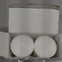 SwandTanpand White Pillar Candle Set - 2 Unscented Decorative,Parties, Large Candles, White Candle Columns, Column Candles Clearance or Kwanzaa, 2.4" x 6" (2PC, 6cmX15cm)