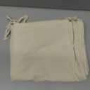 TOPDesign 6-Pack 14 x 17 Reusable Produce Bags, Muslin Bags with Drawstrings for Shopping & Storage, 100% Natural Cotton Bags, Washable, Biodegradable, Food Safe