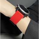 26mm 22mm 20mm QuickFit Watch Band Compatible with Garmin Fenix 8 7 6 5 3 hr 6s 5s 6x 5x Forerunner 935 945 965 Magnetic Silicone Watch Band for Garmin Instinct Approach MARQ Descent Quatix Epix Pro (Red)