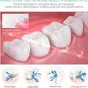 VOYOR Water Flosser Oral Irrigator Cordless Rechargeable Dental Water Jet Flosser with 3 Working Modes, IPX7 Waterproof for Teeth, Brace, Bridges Care WF200 (Blue)