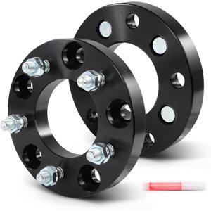 SCITOO 2Pcs 5x5.5 to 5x5 Wheel Adapters 1" Bore 87.1mm Studs 1/2 5Lug Wheel Spacers Fit for Dodge D150 1990-1993 for Dodge Ram 1500 1994-2001 for Dodge Ramcharger 1979-1983