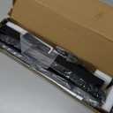 AX WABER Universal TV Stand, Table Top TV Stand Base Wobble-Free Replacement for Most 24 to 80 Inch LCD LED TVs, 7 Height Adjustable TV Legs Hold up to 150lbs, Max VESA 800x500mm, Black AX10TB02