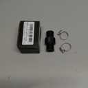 Black Aluminum Water Temp Meter Temperature Gauge Joint Pipe Radiator Sensor Adaptor Attachment Hose Clamps 22mm