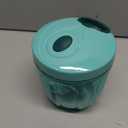 Cambom Manual Food Chopper Vegetable Cutter, Hand String Vegetable Chopper Onions Cutter for Vegetable Fruits Nuts BPA Free Food Safe Material, 900ml Blue