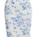 GORGLITTER Women's Floral Ruched Bodycon Summer Wedding Guest Dress Mesh Fishtail Cocktail Midi Sun Dresses 2025 Small