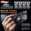 TAURI for iPhone 16 Case with Camera Control Button, Compatible with MagSafe [Anti-Yellowing], Military-Grade Protection, Slim Shockproof Magnetic Phone Case for iPhone 16 6.1", Black