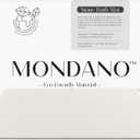 Mondano Stone Bath Mat, Diatomaceous Earth Shower Non Slip Bathroom Mat Quick Dry Stone Mat, Stone Dish Drying Mat, Stone Bath Mats for Bathroom, Diatomaceous Earth Hard Rug (Pebble White), 1'3" x 1'11"