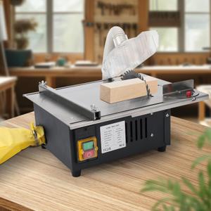Portable Table Saw for Woodworking, Max 55MM Cutting Deepth, 1600W, 5000RPM, Adjustable Blade Height Table Saws, 98% Vacuum Efficiency, Dust-Free Wood Saw for DIY Crafts, Metal, Plastic (110V)