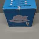 FEITON Square Bathroom Exhaust Fan with LED Light, 110 CFM 30W 4 Inch Duct, 110-220V 1.0 Sones Quiet Bathroom Ventilation Fan Light Combo Ceiling Mount