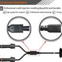 Oval Cargo Carrier Stop Turn Signals Tail Light Light Kit with Waterproof 4 Pin Grommets Wire Harness For Luggage Rack (Pack of 2)