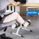 Pedal Exerciser Mini Exercise Bike for Leg and Arm Recovery Exercise Lightweight and Portable Floor Bike