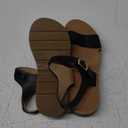 SODA PLENTY ~ Women's Strappy Ankle Wrap Buckle Fashion Flat Sandals
 1