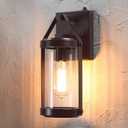 LONEDRUID Dusk to Dawn Sensor Outdoor Wall Sconce Lighting Waterproof Exterior Porch Lantern Rustic Outside Garage Light Fixtures Wall Mount for House Patio Front Door