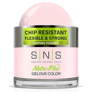 SNS Nail Dip Powder, Gelous Color Dipping Powder - Barely Touch (Natural, Nudes/Pastel, Cream) - Long-Lasting Dip Nail Color Lasts 14 Days - Low-Odor & No UV Lamp Required - 1oz