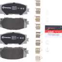 Brembo P83141N Premium Ceramic Front Disc Brake Pad Set DAIHATSU/TOYOTA/TOYOTA (FAW) OE# 0446574040