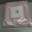 The Connecticut Home Co Throw Blanket Soft Fluffy Room Decor, Cozy Warm Throws for Bed, Couch, Gifts for Women, Bedroom Cute Aesthetic Blankets Shag and Sherpa, 65x50, Dusty Rose