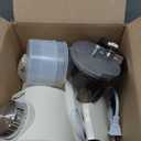 Shaved Ice Machine - Snow Cone Machine for Homemade Shaved Ice, Snow Cones, Slushie Ice Shaver With Stainless Steel Blade Adjustment Knob, 2 Reusable Ice Mold Cup for snowflakes - White