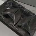 Chouggo Martini Glasses Set of 4, Hand Blown Premium Crystal Cocktail Glasses, for Bar, Martini, Cosmopolitan, Manhattan, Gimlet, Pisco Sour - 9Oz, Clear