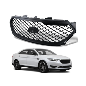 Front Bumper Grille Assembly For Ford Taurus 2013 2014 2015 2016 2017 2018 2019 Interceptor Grille Replaces# DG1Z-8200-AA Black