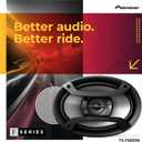 PIONEER TS-F6935R 3-Way Coaxial Car Audio Speakers - 6' x 9' Passive Car Speakers (Pair), 230 W Max Power, Black and Silver