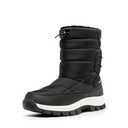 DREAM PAIRS Women's Winter Snow Boots Waterproof Lightweight Warm Fashion Janara Mid Calf Boot,Size 6,Black