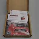 PHITRIC Upholstery Staple Gun Heavy Duty, 4 in 1 Stapler Gun with 1200 Staples, Power Finish Staplers, Manual Brad Nailer Power Adjustment Furniture Stapler Gun for Wood, Carpentry, Decoration DIY