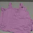 SUUKSESS Tennis Dress with Shorts Underneath Easy Peasy Athletic Dress for Women Golf Workout Active Dresses (Pink, L)