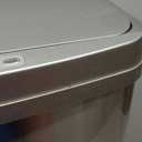 Ninestars Automatic Touchless Motion Sensor Rectangular Trash Can 13.2 Gallons, 50L, Silver, 13 Gal. 50 L, Silver Trim