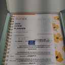 SUNEE Home Planner 2026, Work from Home Planner w/Stickers, JAN 2026 - DEC 2026, Monthly Budget Planner, Checklists for Routines and Goals, Weekly Calendar, Gift-Ready Pack, Poly Laminated Cover, Poppy