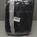 HelloTree Area Rug for Living Room 8x10 Washable Geometric Moroccan Rug Stripe Farmhouse Bohemian Minimalistic Non Slip Non Shedding Ultra Thin Soft Rug for Bedroom Office DiningRoom Nursery-Black