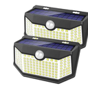 120 LED Outdoor Solar Lights (Back Button Daylight White 2Packs