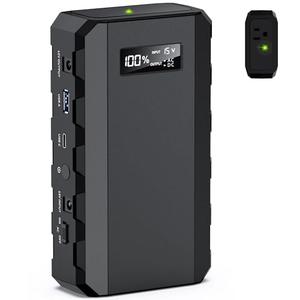 Apowking Power Bank with AC Outlet,65W Portable Laptop Battery Bank Fast Charging,88.8Wh/24000mah Power Station for Outdoor Camping PowerBank Travel Home Power Backup