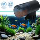 WiFi Automatic Fish Feeder (2.4GHz Only), Smart Fish Feeder with Timer & App Control, 3 Ports Dry Food Dispenser for Aquarium/Tank, Ideal for Vacation & Daily Use