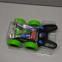 Hamdol RC Stunt Car for Kids Ages 612, Double-Sided Remote Control Car with LED Lights, 4WD Electric Toy Vehicle, USB Rechargeable, Perfect Birthday, Holiday for Boys & Girls (Green)