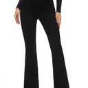 FLYING BANANA Women's High Waisted Butt Lifting Stretch Bootcut Jeans (Black, 14 Short)