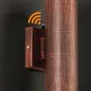 DAKAFUL Dusk to Dawn Outdoor Lighting Sensor Wall Lights 1Pack, 12W 2700K Integrated LED Cylinder Up Down Lights Outdoor, IP65 Waterproof Aluminum Wall Sconce Exterior Wall Light for Porch Patio etc.