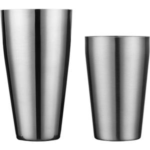 Boston Shaker by QLL, Professional Stainless Steel Cocktail Shaker Set, including 20oz Unweighted & 28oz Weighted Shaker Tins