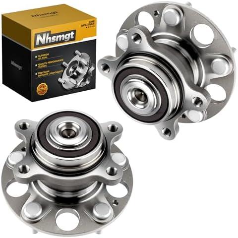 Nhsmgt 512257 Rear Wheel Bearing Hub Assembly Compatible with Civic 2006 2007 2008 2009 2010 2011 5 Lug with ABS 1pcs