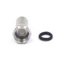 VCE Coaxial Cable Connector with Combined Format, 3GHz Nickel Plated Coax Coupler Kit for Coaxial Cable Extension, TV, Satellite Antenna, 6 + 3 Packs
