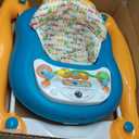 Dream On Me Go-Getter Baby Walker and Walk Behind Walker, Adjustable Seat Height, Comfortable Padded Seat, Easy to Fold, Pack and Store, Detachable Fun Tray, Orange