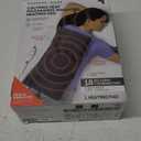 Calming Heat Massaging Weighted Heating Pad by Sharper Image- Weighted Electric Heating Pad with Massaging Vibrations, 9 Settings- 3 Heat, 6 Massage- 18 Relaxing Combinations, 12 x 24, 4 lbs