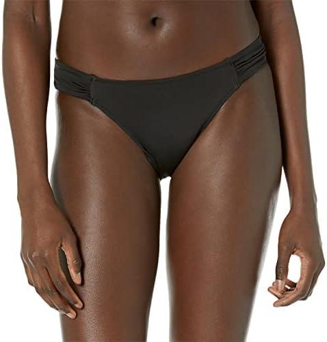 Amazon Essentials Women's Ruched Side Tab Full Coverage Bikini Swimsuit Bottom Size 18
