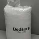 Bedsure Comforter Duvet Insert - Quilted Comforters Queen Size, All Season Duvet, Down Alternative Bedding, with 8 Tabs, Gifts for Women/Men, White, Queen 88 x 88 Inches
